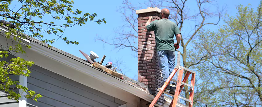 Vinyl and PVC Chimney Flashing Installation in Port Orange, FL
