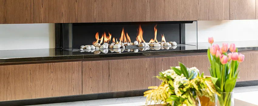 Double-height Fireplace Design Refurbishment in Port Orange, Florida